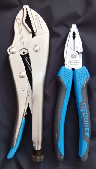 Alicate y mordaza Gedore