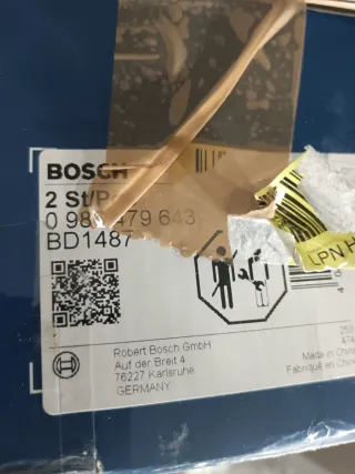 Bosch BD1487 Discos de Freno ECE-R9