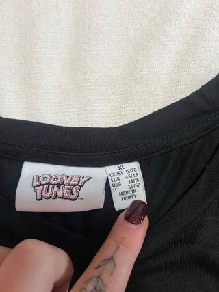 Maglietta Looney Tunes Nera