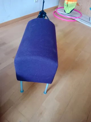 Banco morado Ikea 58x30x49