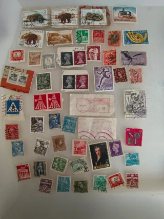 Espero a vuestras ofertas Lote de 5 sellos de Guin