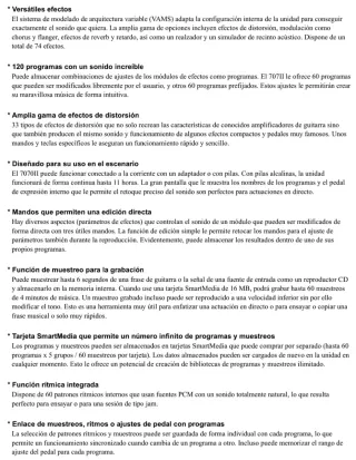 Pedal Zoom 707II Guitarra Multiefectos