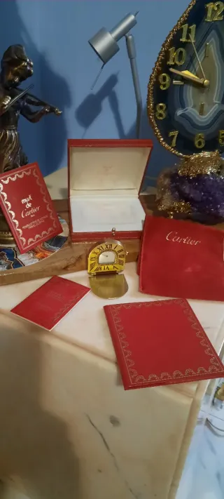 Orologio sveglia da viaggio Cartier