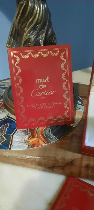 Orologio sveglia da viaggio Cartier