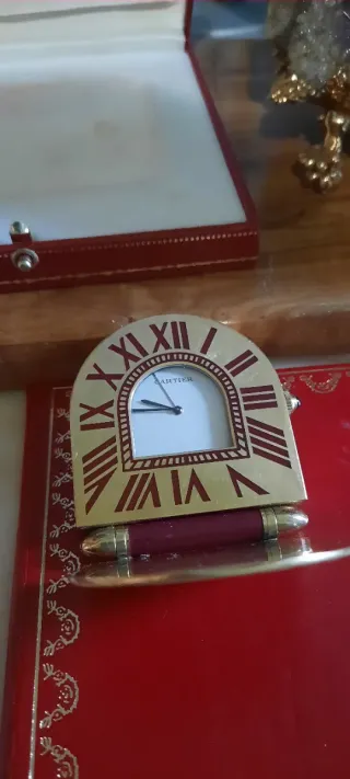 Orologio sveglia da viaggio Cartier