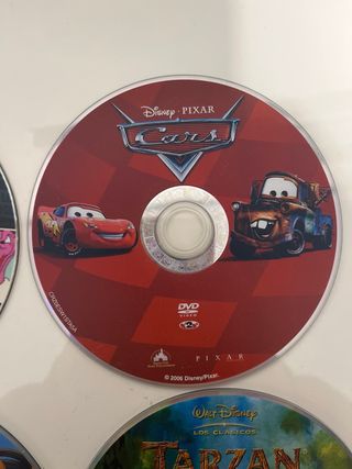 Cds de peliculas Cars Spirit Tarzan