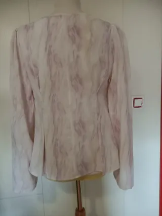 Blusa entallada con pinzas