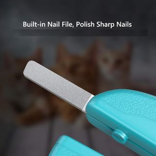 Cortaúñas LED para Perros y Gatos Azul