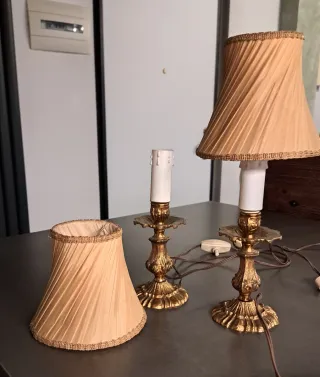 Coppia abat jour vintage anni '60