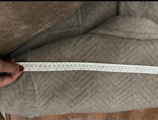 Cappotto lana vintage spinato tg. L