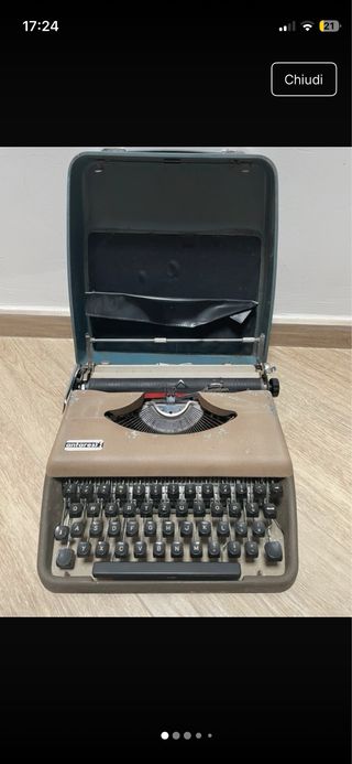 Macchina da scrivere portatile antares