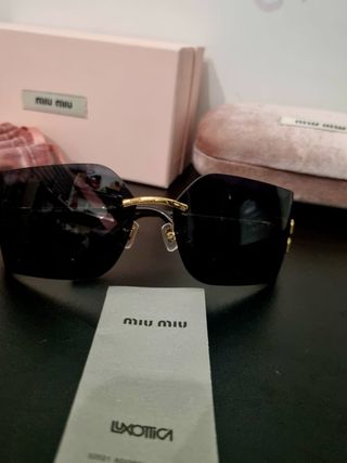 Occhiali Miu Miu Donna Neri ottime condizioni