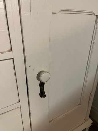 Aparador vintage blanco madera / mueble bebe