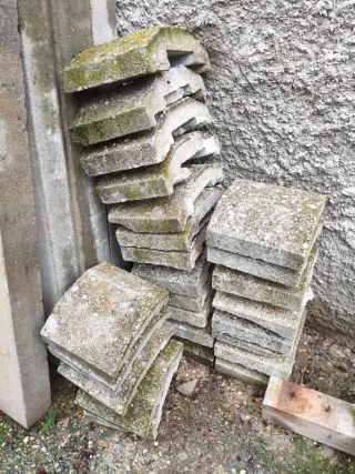 Tapa de pared de piedra