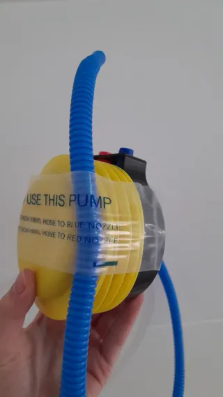 Inflador y desinflador de pie manual para globos