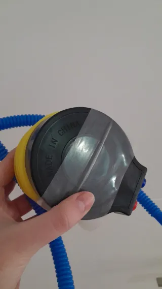 Inflador y desinflador de pie manual para globos