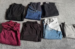 Lote 6 Pantalones Premamá Talla M