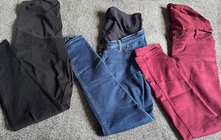 Lote 6 Pantalones Premamá Talla M