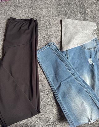 Lote 6 Pantalones Premamá Talla M