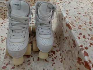 Patines Oxelo Niña Talla 32-33 Blancos