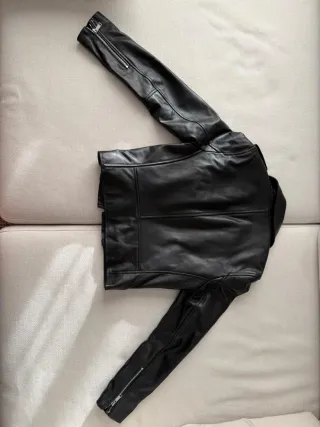 Giacca Moto Pelle Michael Kors Nera