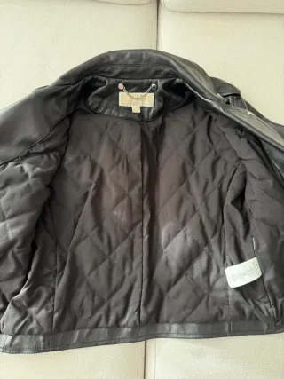 Giacca Moto Pelle Michael Kors Nera