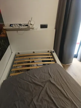 Cama individual con cajones 90x200