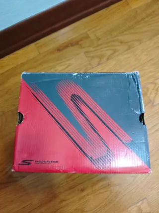 Scarpe Skechers bambino nere e bianche