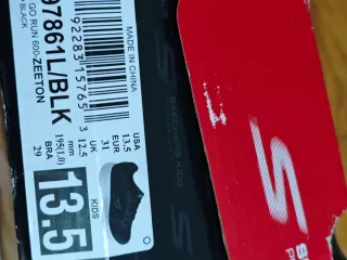 Scarpe Skechers bambino nere e bianche