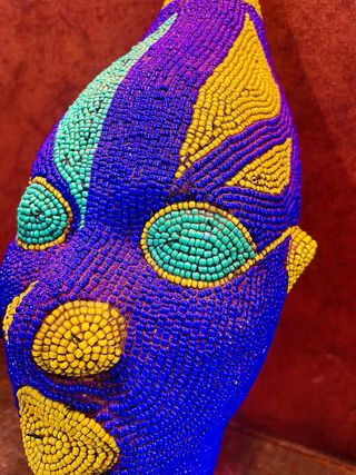 Cabeza africana Bamileke Camerún