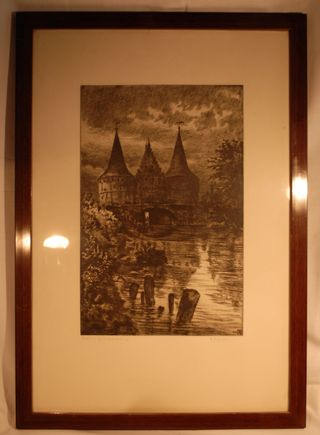 cuadro Aguafuerte firmada y numerada titulada