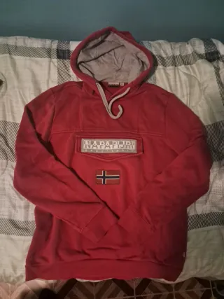 Felpa Napapijri Rossa Tg M