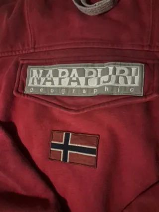 Felpa Napapijri Rossa Tg M