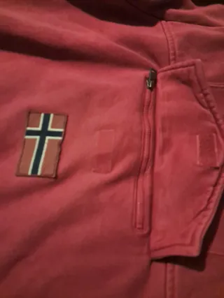 Felpa Napapijri Rossa Tg M