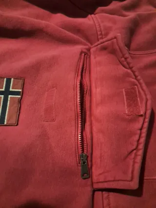 Felpa Napapijri Rossa Tg M