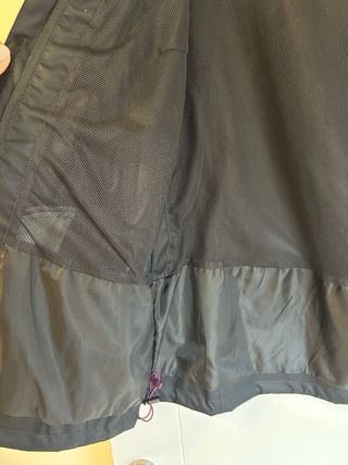 Chaqueta impermeable mujer Quechua negra