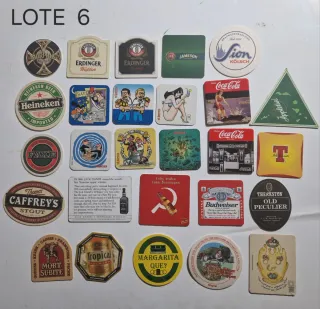 Posavasos de Cerveza y bebidas variados