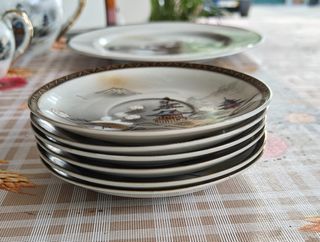 Conjunto de Chá pintada a mão