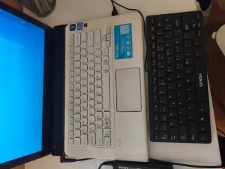 Sony Vaio Portátil Plata y Negro