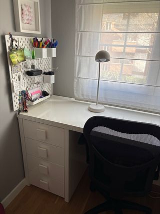 Cama nido DM + escritorio + cajonera y estanteria