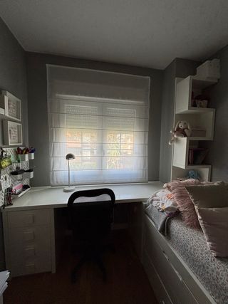 Cama nido DM + escritorio + cajonera y estanteria