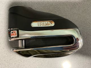 Candado disco moto IFAM + funda + llaves