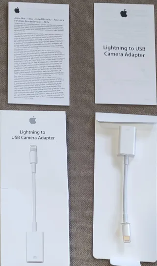Adaptador Apple Lightning a USB Cámara