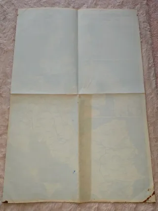 Mapa transporte ferroviario Europa 1965