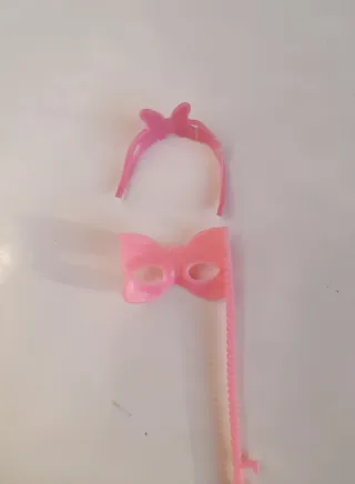 Barbie mascherina e cerchietto a farfalla