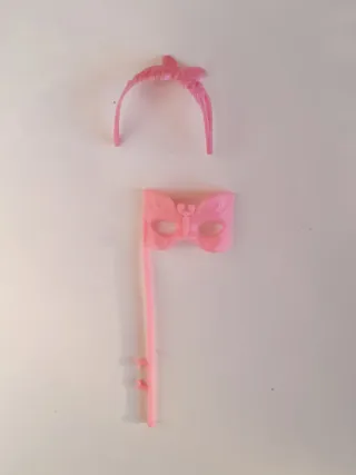 Barbie mascherina e cerchietto a farfalla