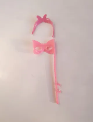 Barbie mascherina e cerchietto a farfalla