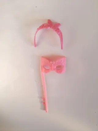 Barbie mascherina e cerchietto a farfalla