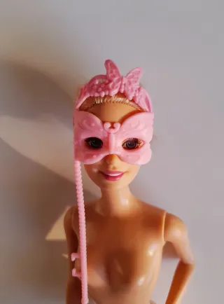 Barbie mascherina e cerchietto a farfalla