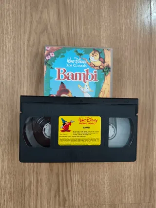 Película VHS Bambi Disney Los Clásicos año 1993